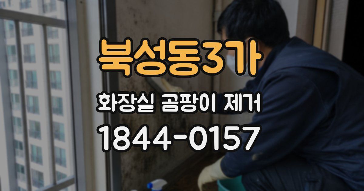 북성동3가 화장실 곰팡이 제거