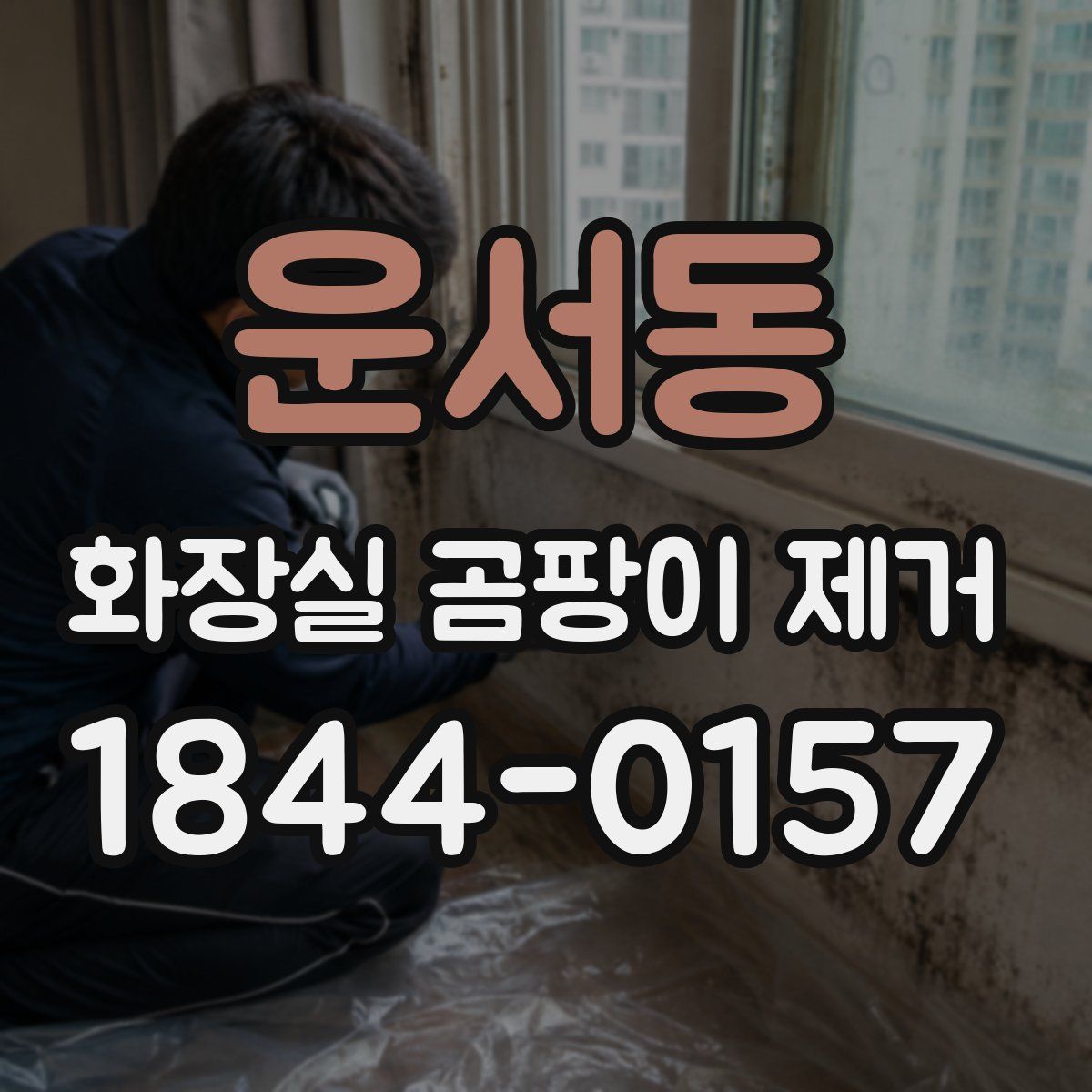 운서동 화장실 곰팡이 제거