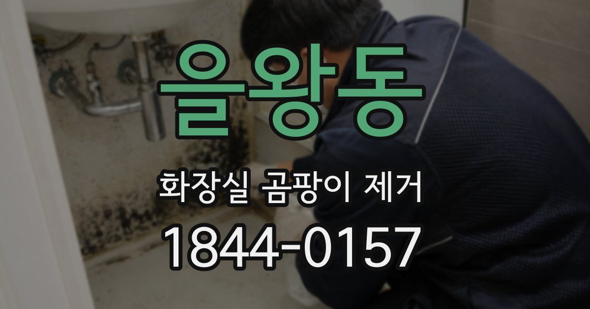 을왕동 화장실 곰팡이 제거