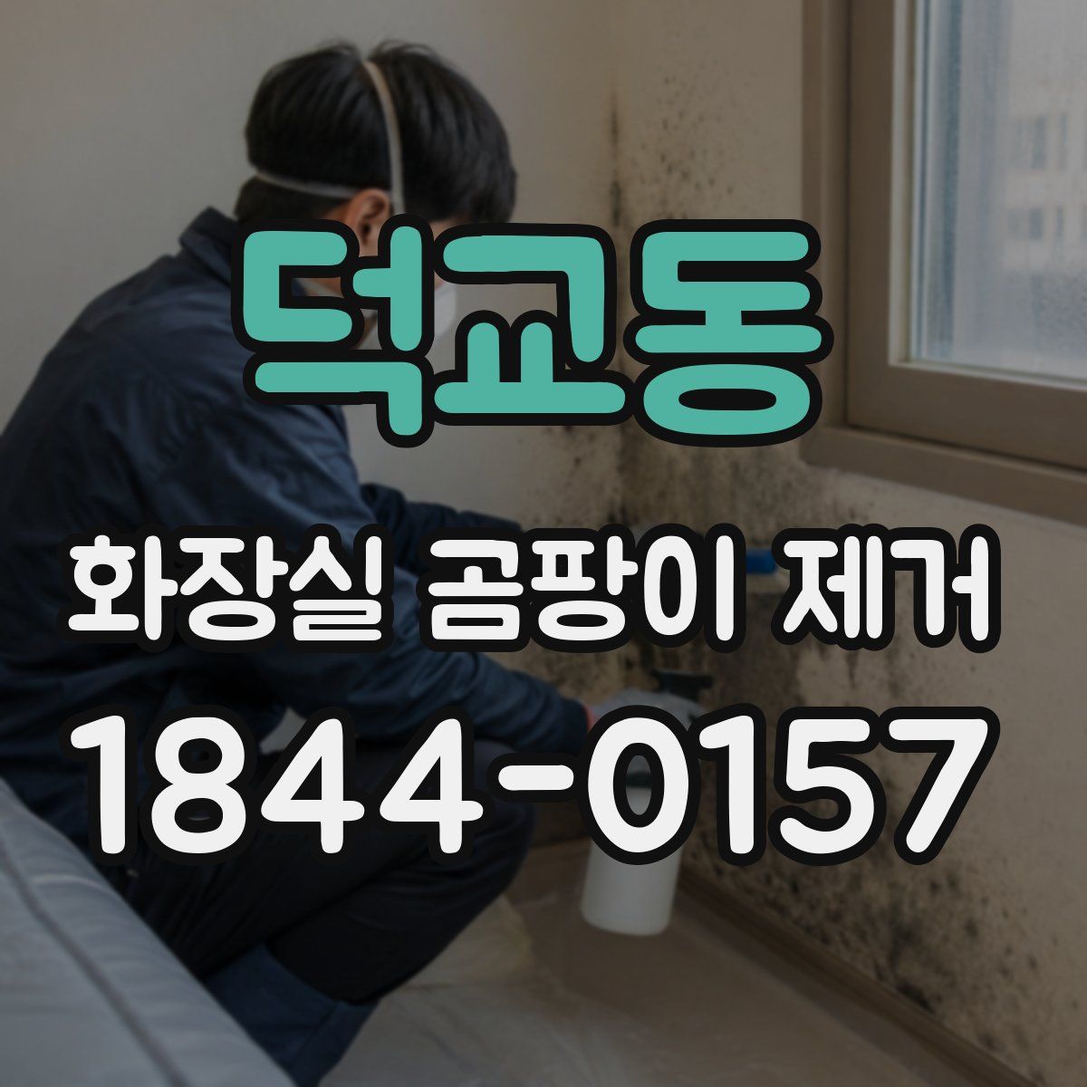 덕교동 화장실 곰팡이 제거