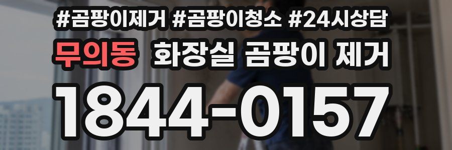 무의동 화장실 곰팡이 제거