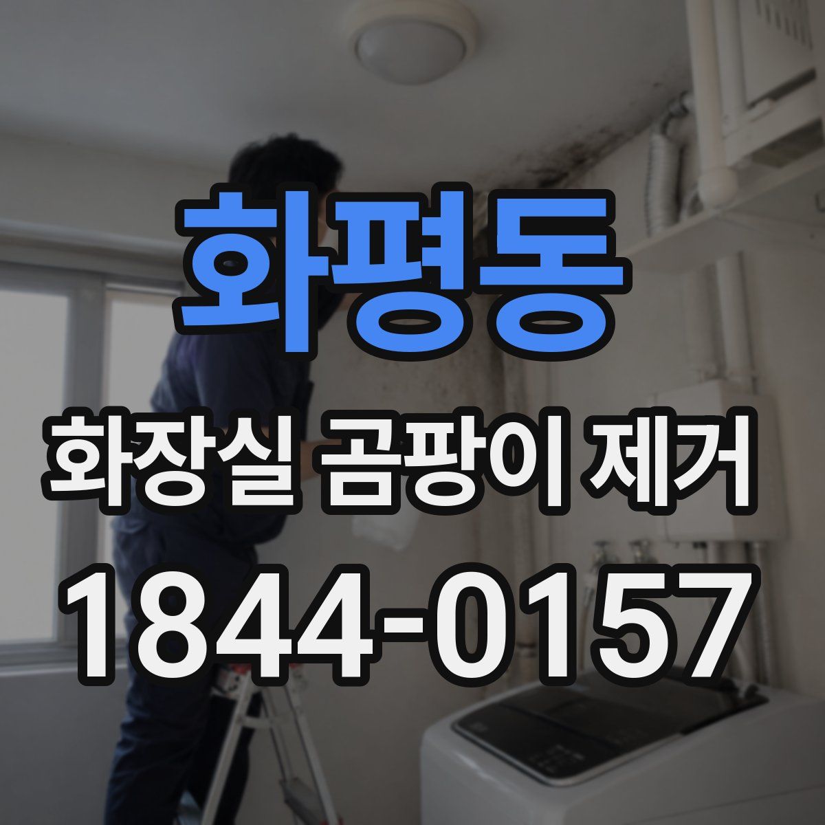 화평동 화장실 곰팡이 제거