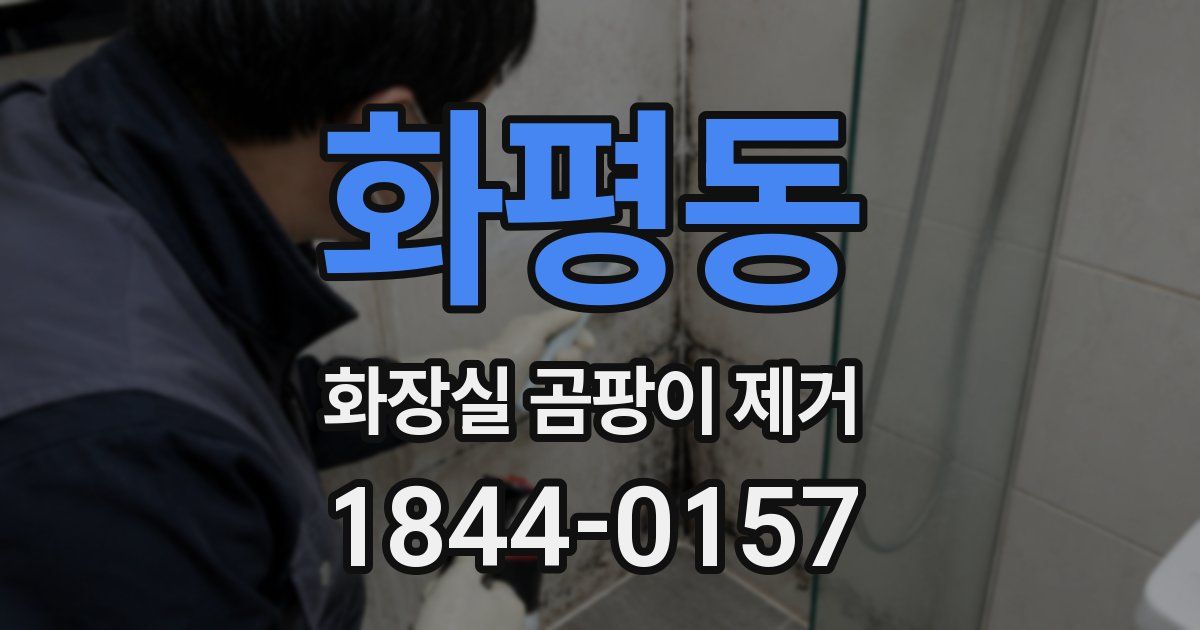 화평동 화장실 곰팡이 제거