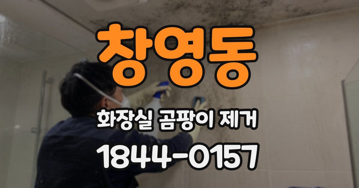 창영동 화장실 곰팡이 제거