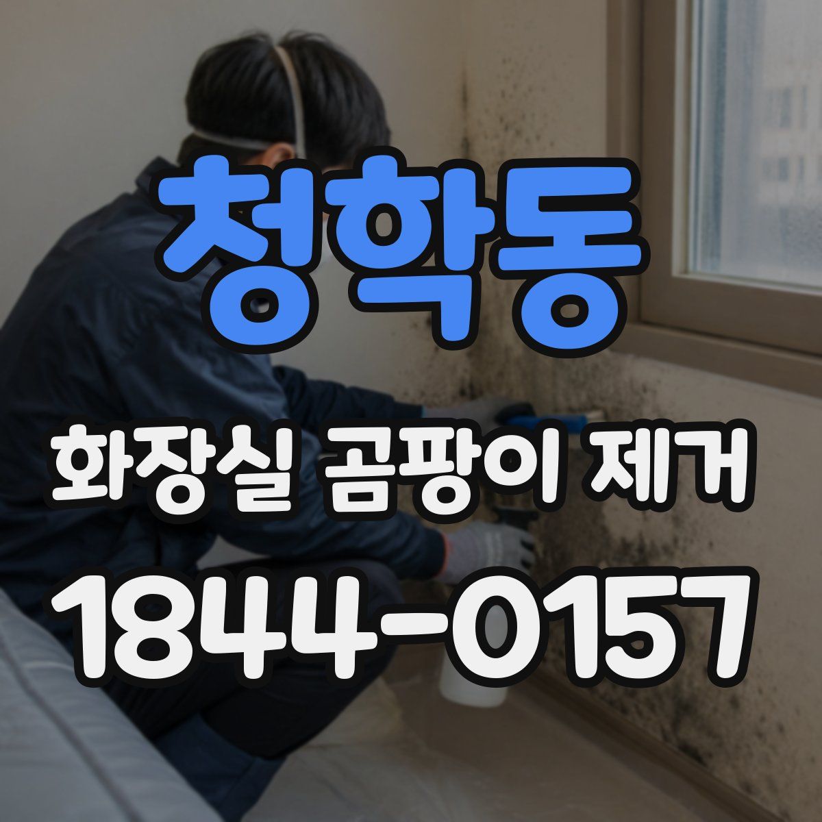 청학동 화장실 곰팡이 제거