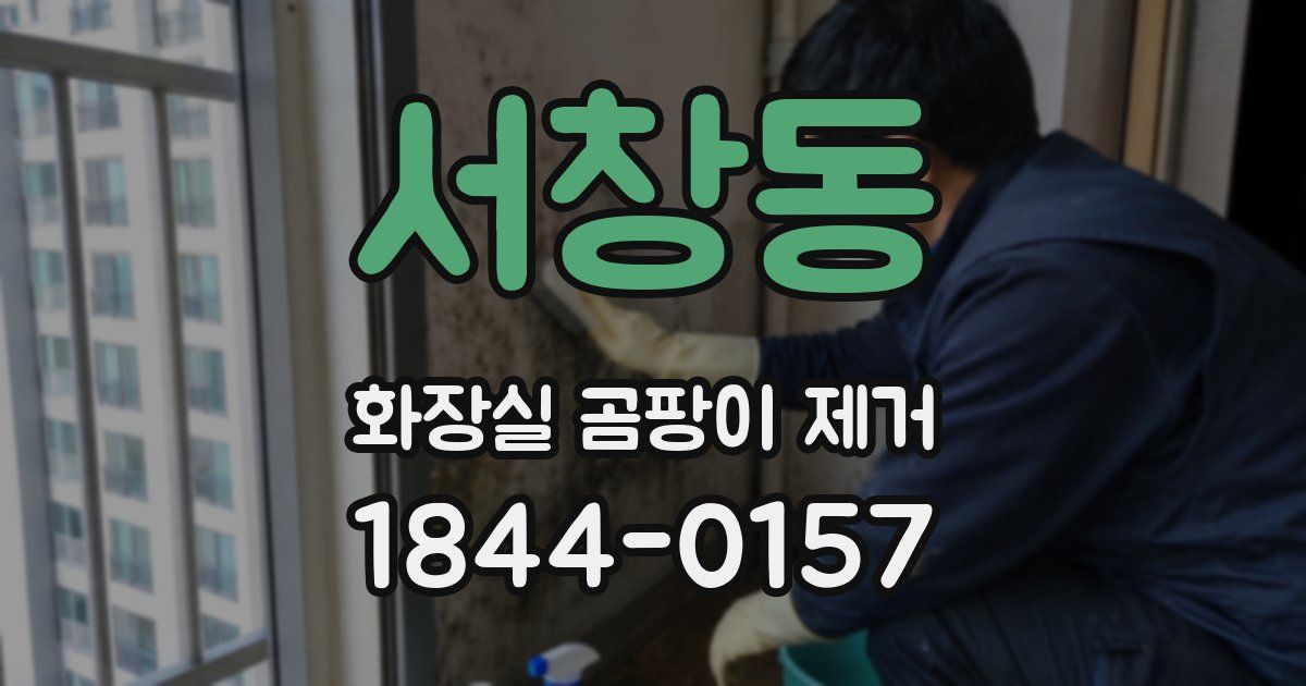 서창동 화장실 곰팡이 제거