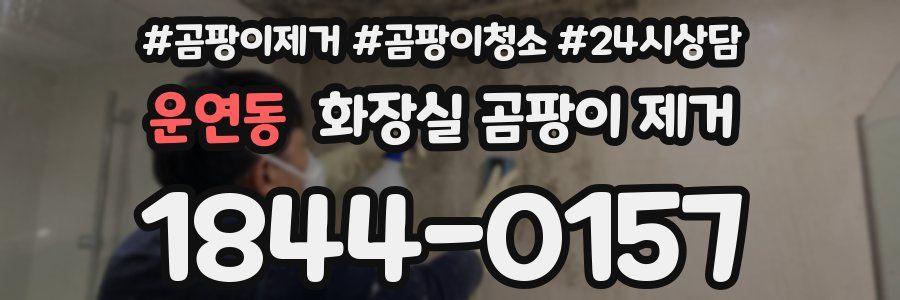 운연동 화장실 곰팡이 제거