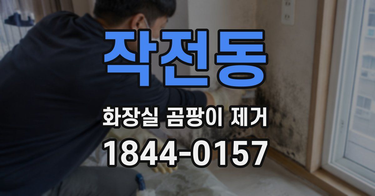 작전동 화장실 곰팡이 제거