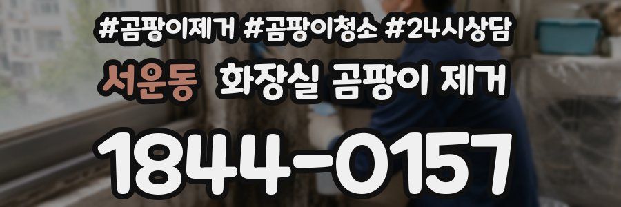 서운동 화장실 곰팡이 제거