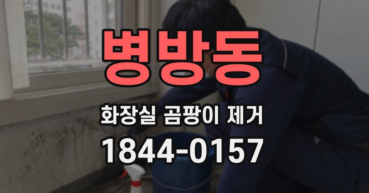 병방동 화장실 곰팡이 제거