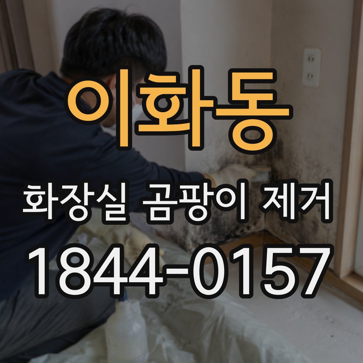 이화동 화장실 곰팡이 제거