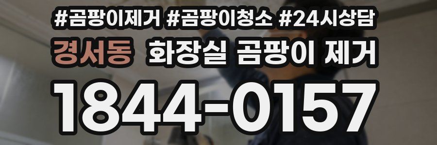 경서동 화장실 곰팡이 제거
