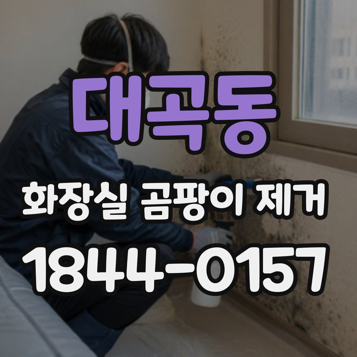 대곡동 화장실 곰팡이 제거