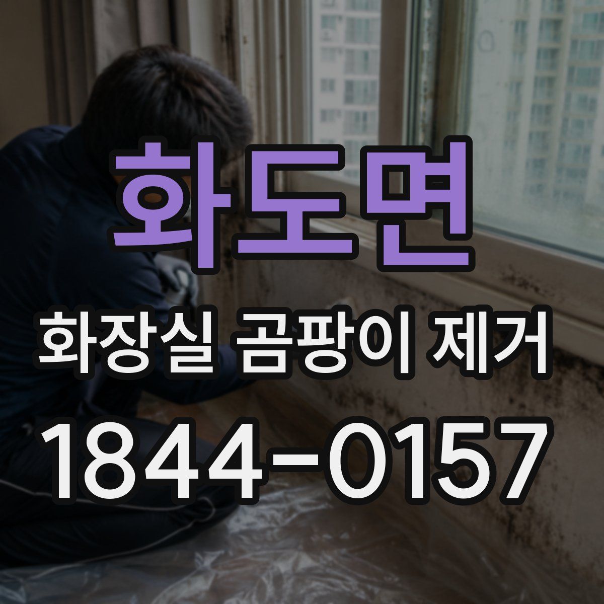 화도면 화장실 곰팡이 제거