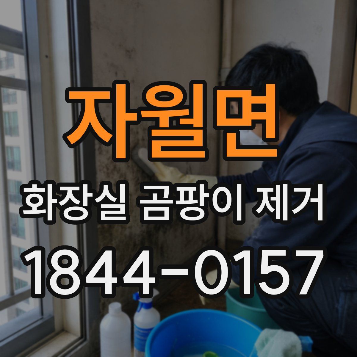 자월면 화장실 곰팡이 제거