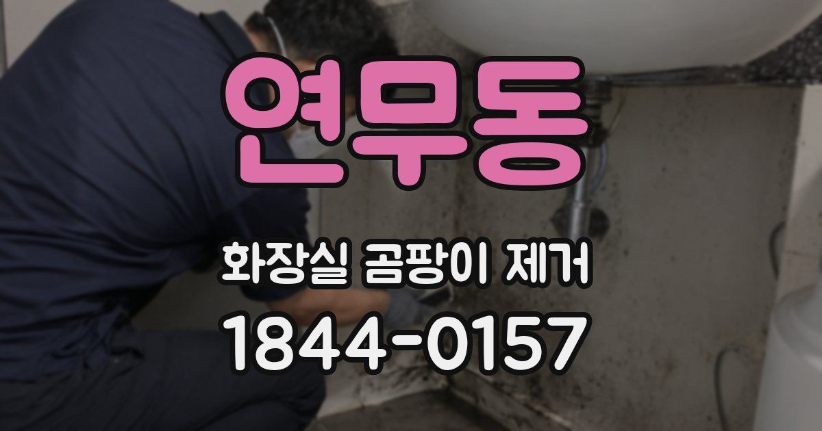 연무동 화장실 곰팡이 제거