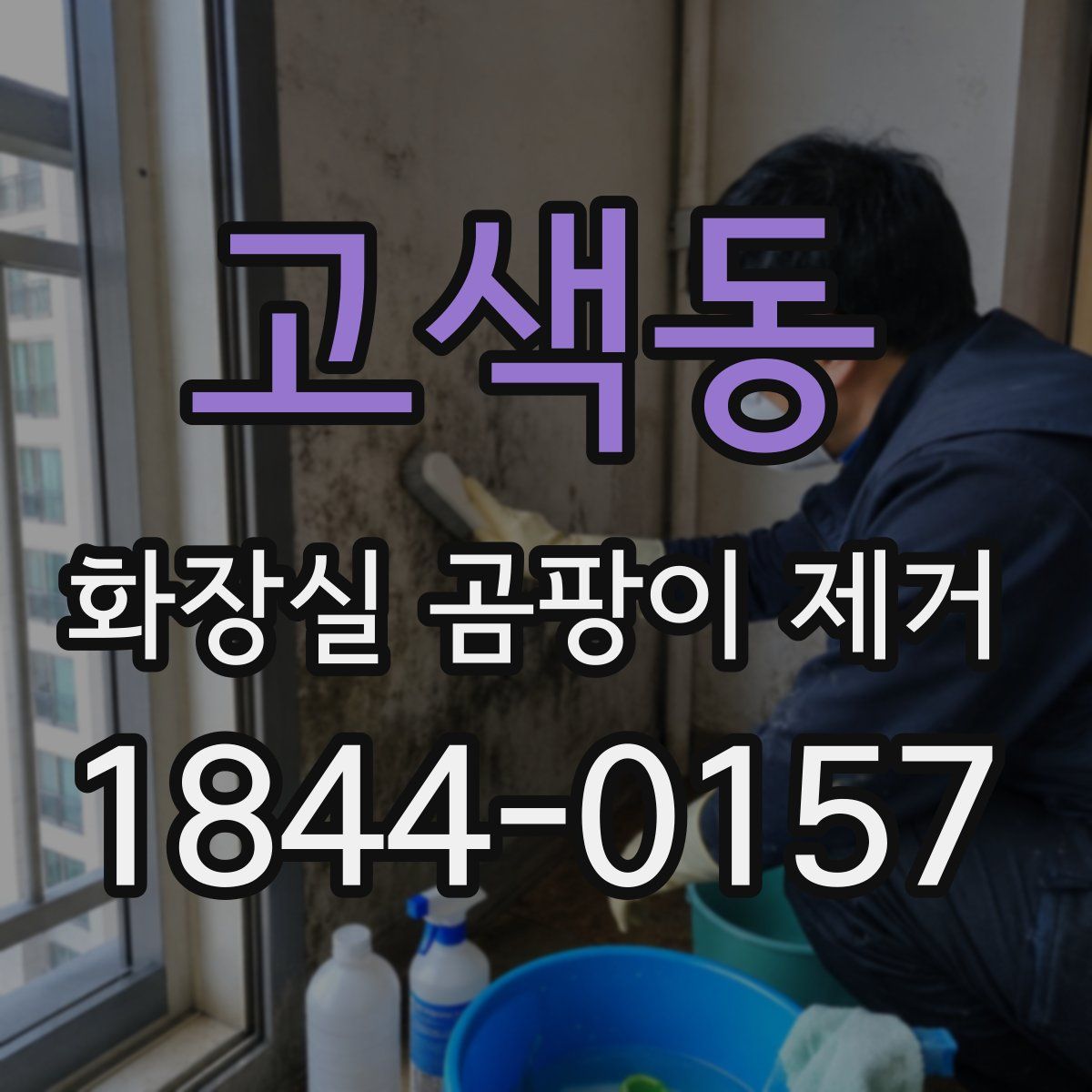 고색동 화장실 곰팡이 제거