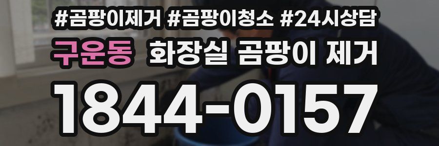 구운동 화장실 곰팡이 제거