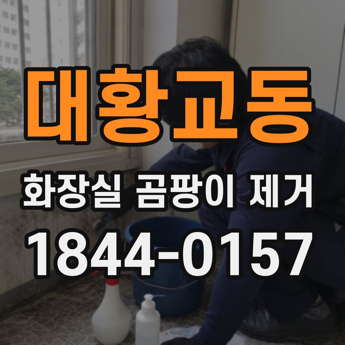 대황교동 화장실 곰팡이 제거