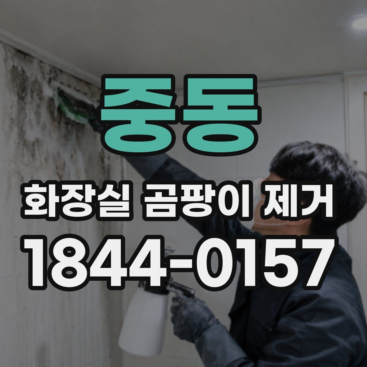 중동 화장실 곰팡이 제거