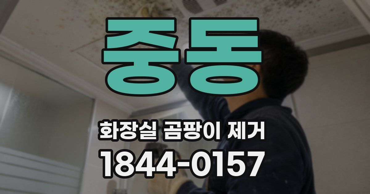 중동 화장실 곰팡이 제거