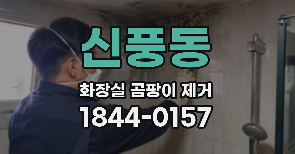 신풍동 화장실 곰팡이 제거