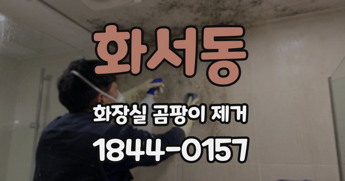화서동 화장실 곰팡이 제거