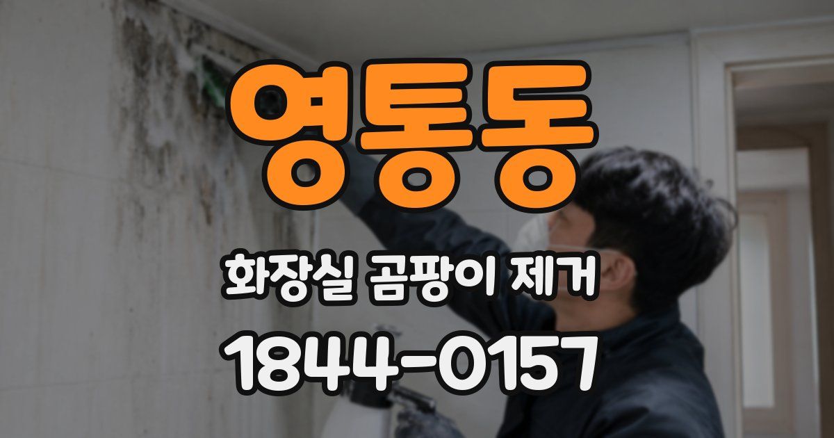 영통동 화장실 곰팡이 제거