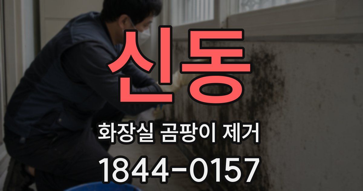 신동 화장실 곰팡이 제거