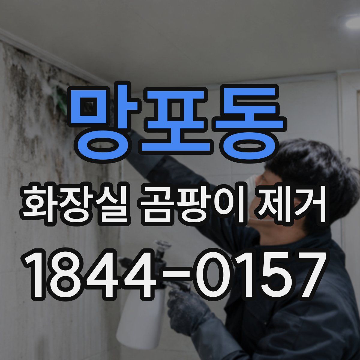 망포동 화장실 곰팡이 제거
