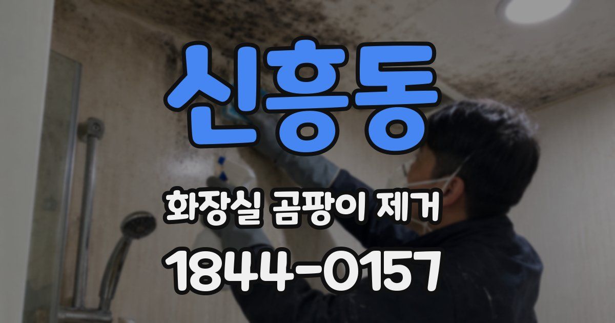 신흥동 화장실 곰팡이 제거