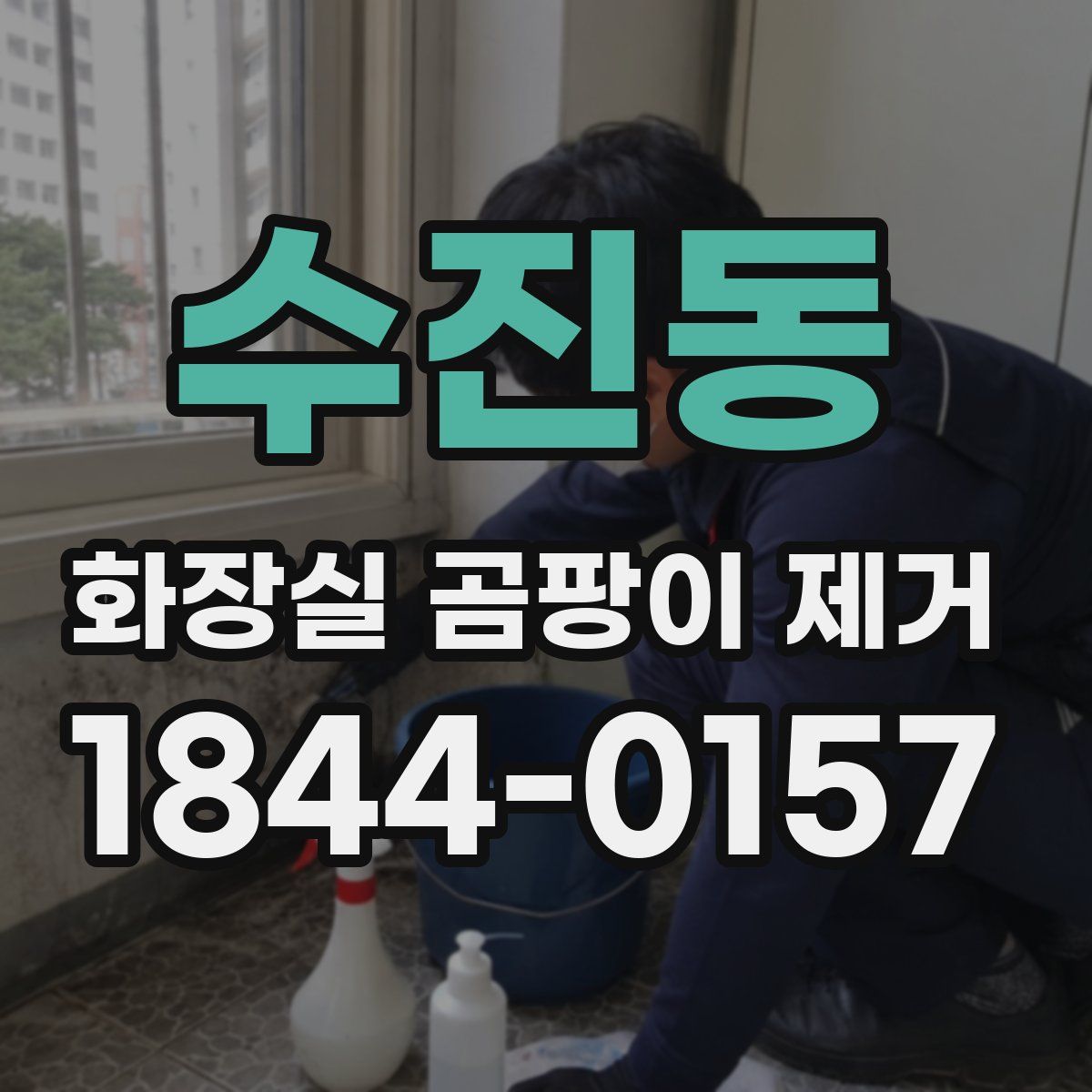 수진동 화장실 곰팡이 제거