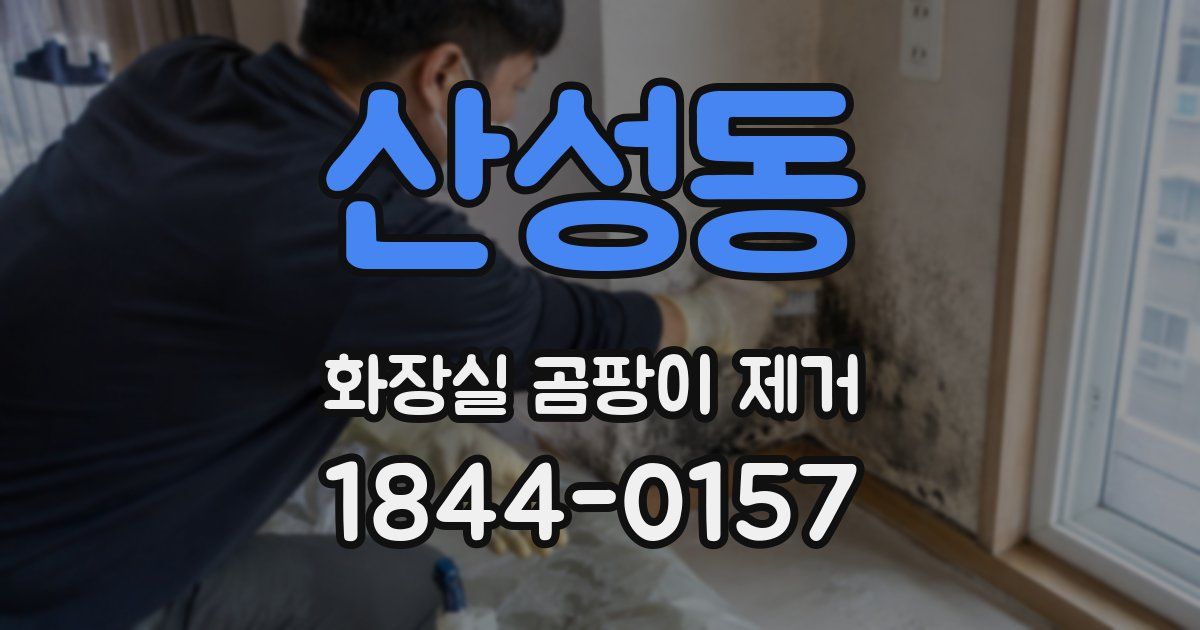 산성동 화장실 곰팡이 제거