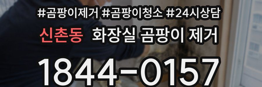 신촌동 화장실 곰팡이 제거