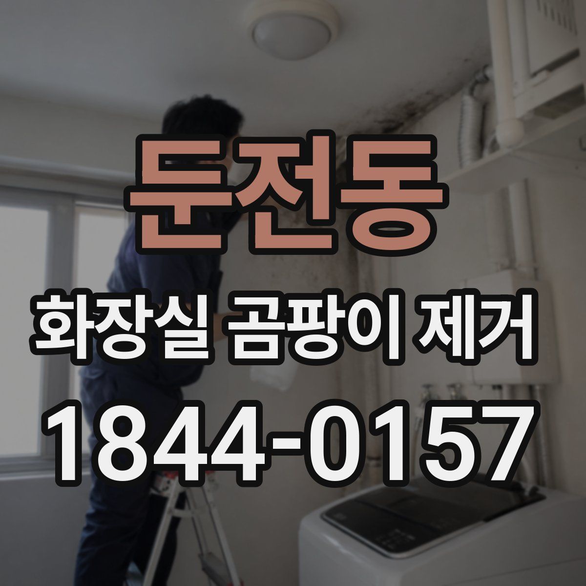둔전동 화장실 곰팡이 제거