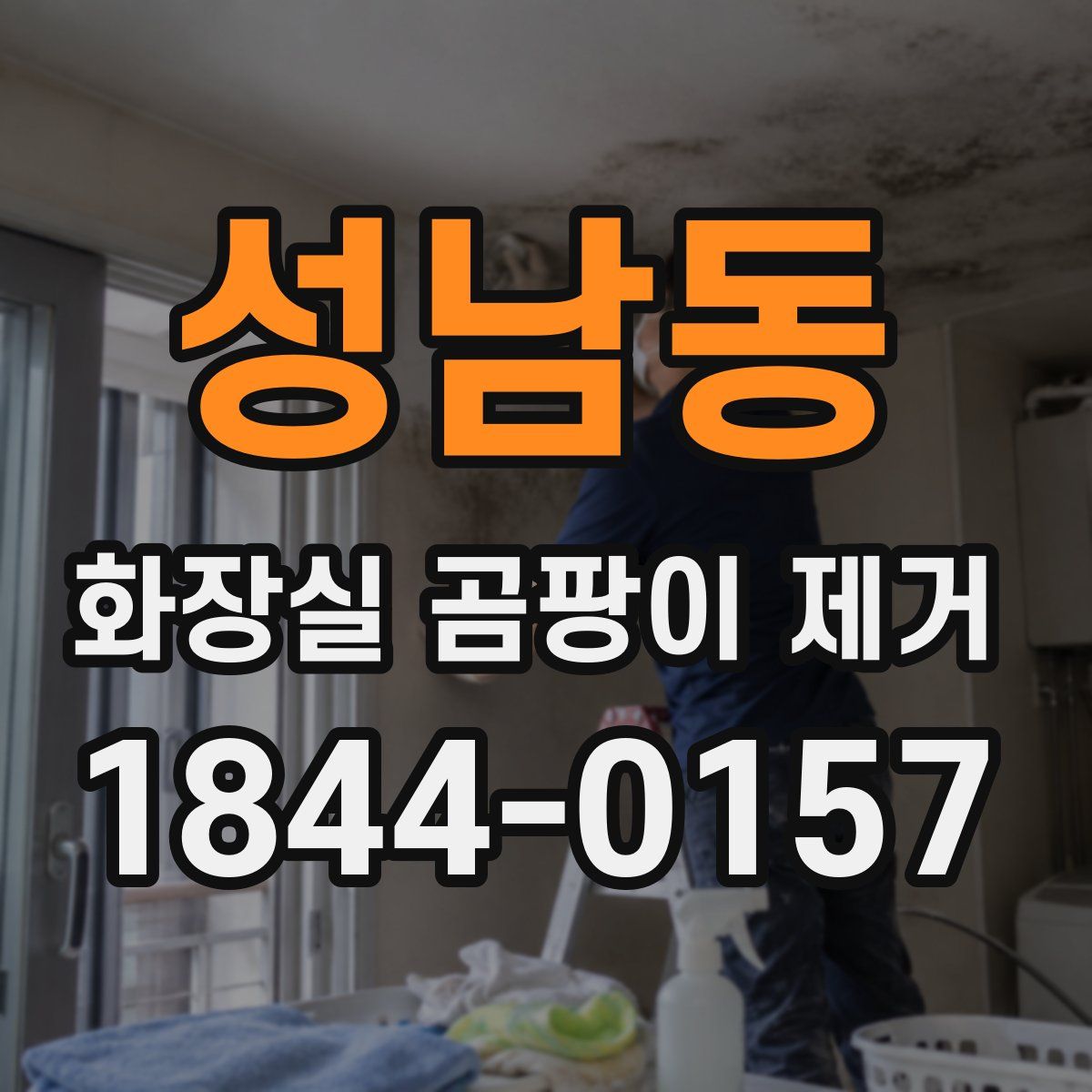 성남동 화장실 곰팡이 제거