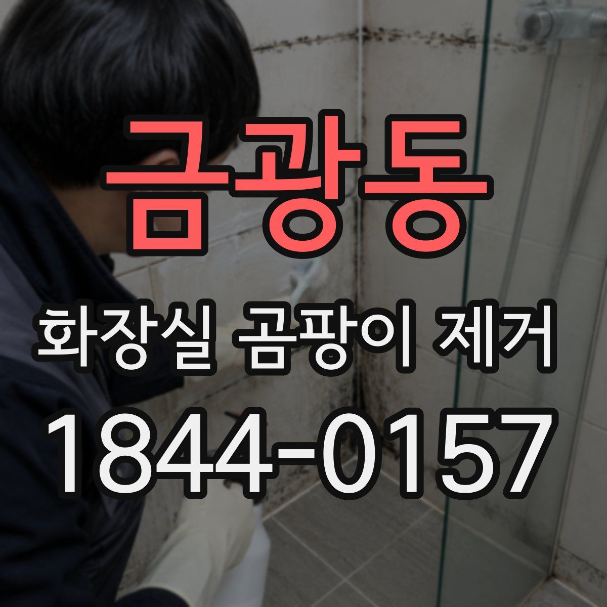 금광동 화장실 곰팡이 제거
