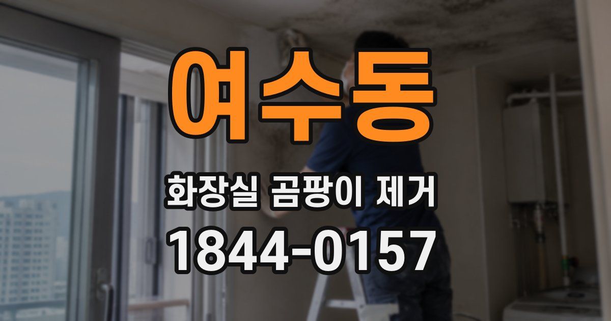 여수동 화장실 곰팡이 제거