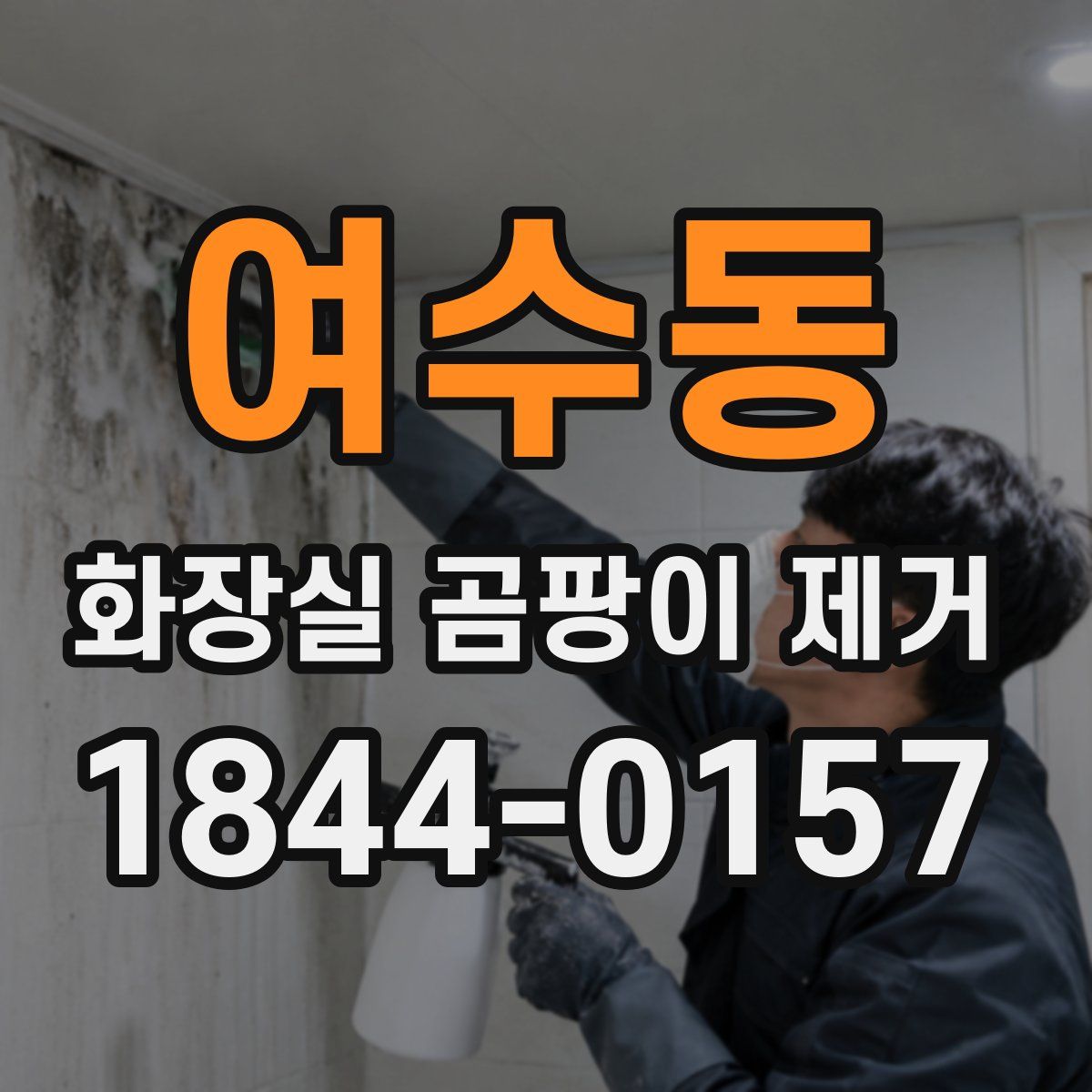 여수동 화장실 곰팡이 제거