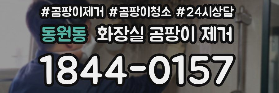 동원동 화장실 곰팡이 제거