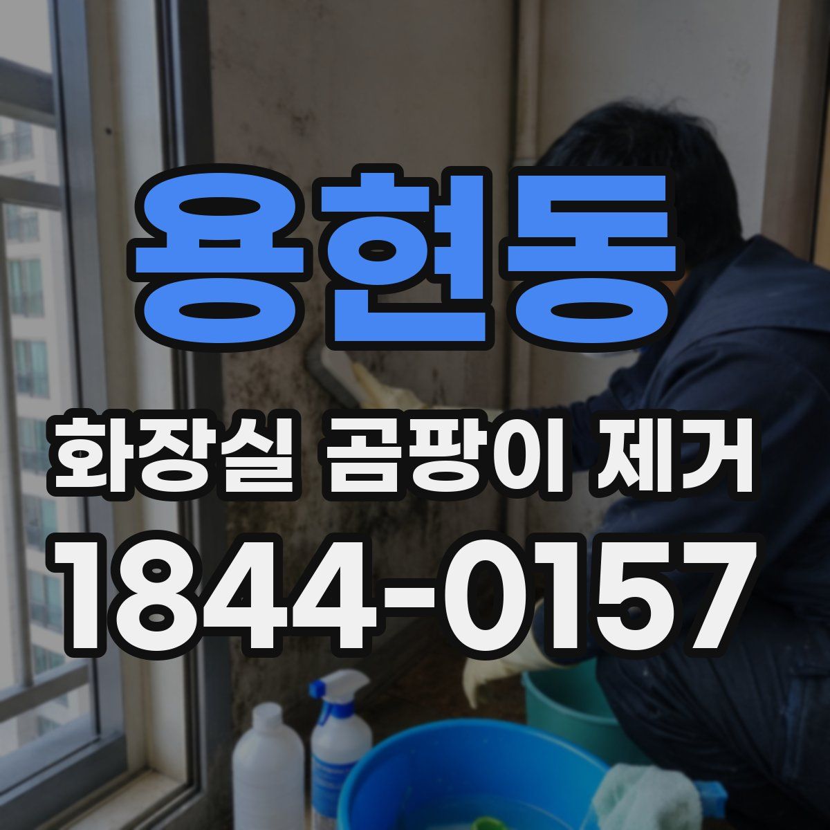 용현동 화장실 곰팡이 제거