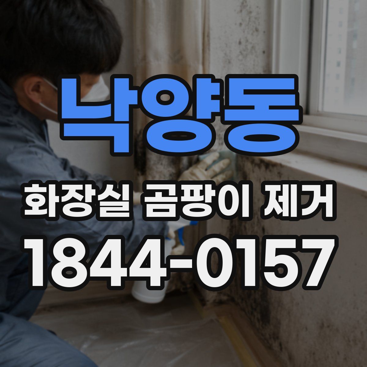 낙양동 화장실 곰팡이 제거