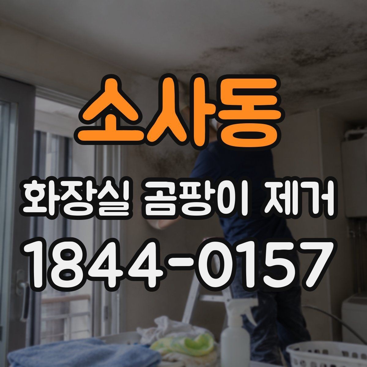 소사동 화장실 곰팡이 제거 후 검은 얼룩과 일반 오염 구분하는 기준
