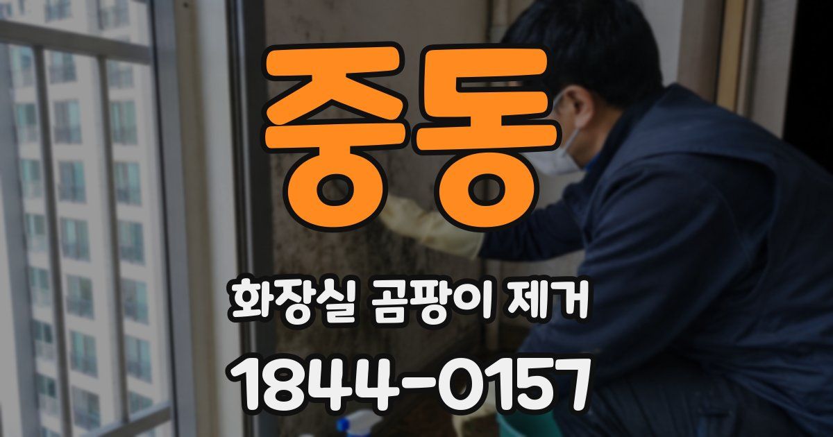 중동 화장실 곰팡이 제거