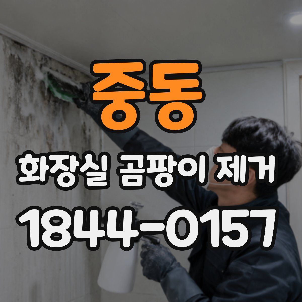 중동 화장실 곰팡이 제거