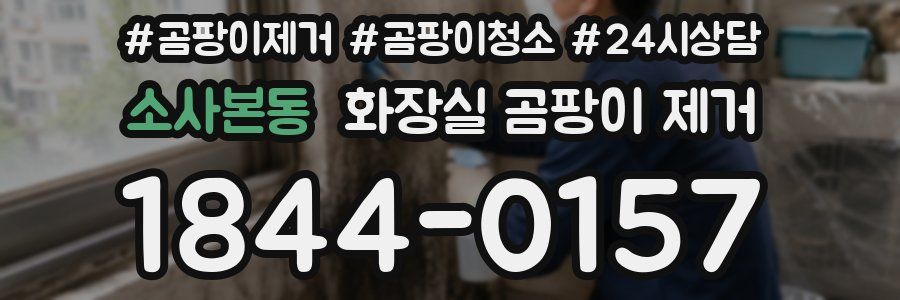 소사본동 화장실 곰팡이 제거
