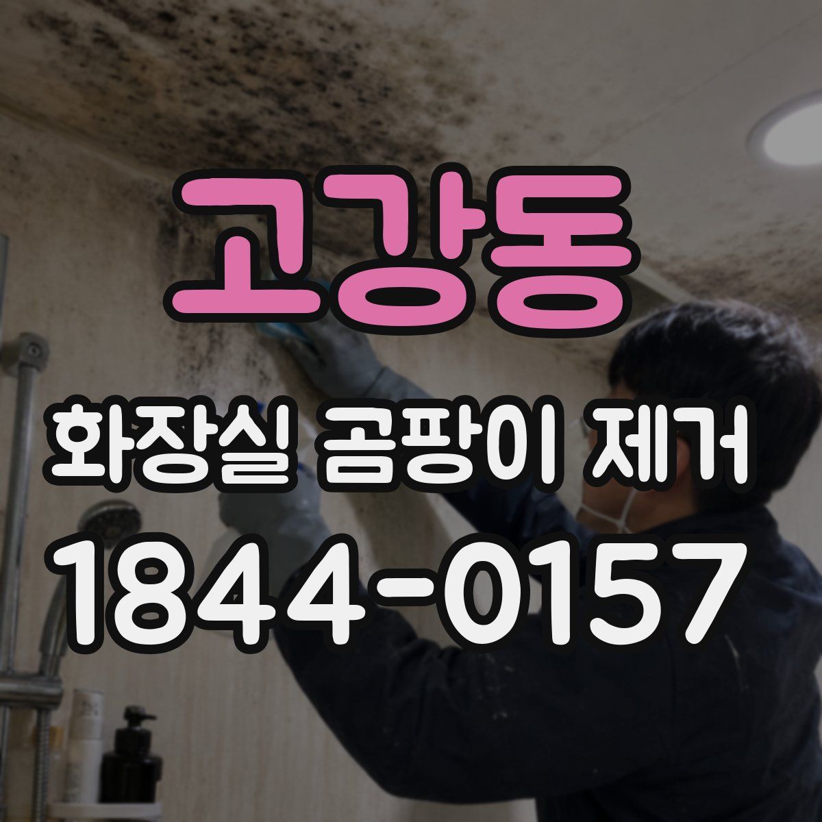 고강동 화장실 곰팡이 제거