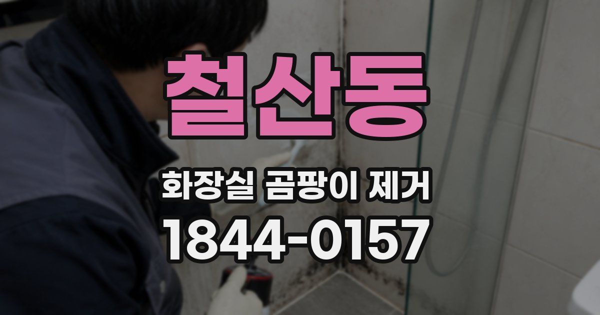 철산동 화장실 곰팡이 제거