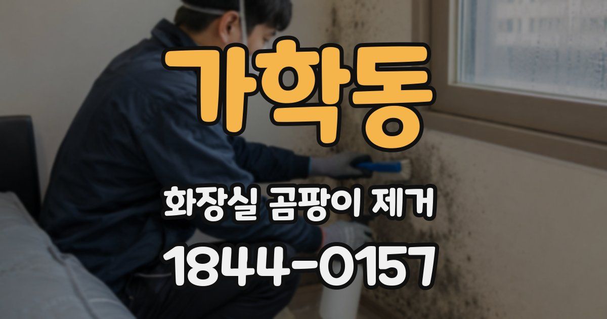 가학동 화장실 곰팡이 제거