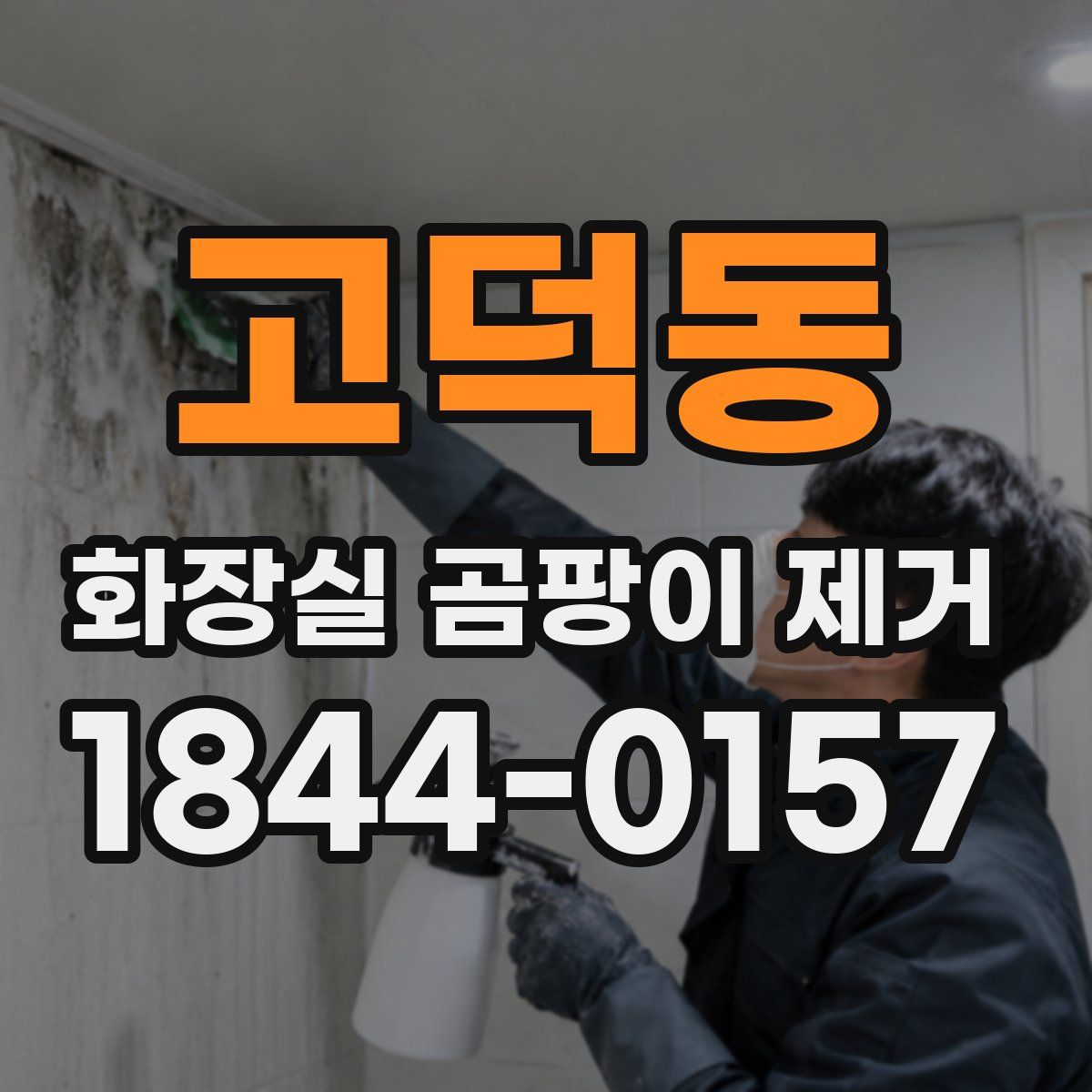 고덕동 화장실 곰팡이 제거
